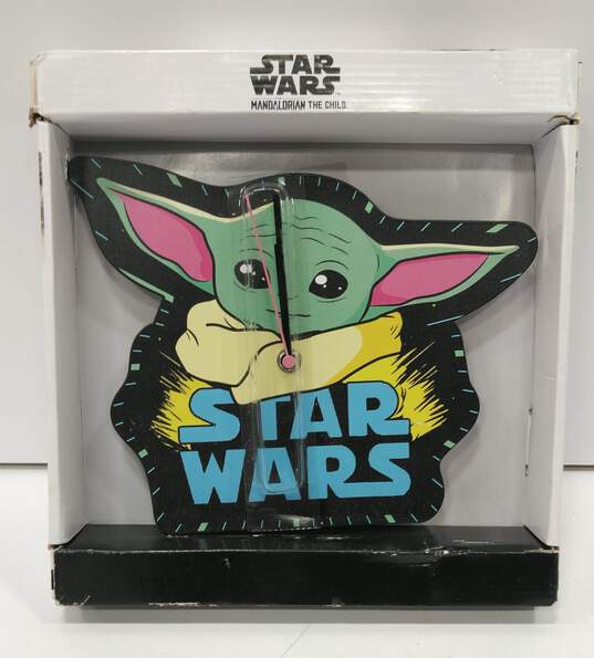 Star Wars Grogu Novelty Wall Clock IOB image number 1