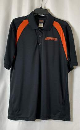 Harley-Davidson Mens Black Short Sleeve Collared Comfort Polo Shirt Size Large