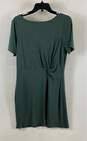 WHBM Women's Green Dress- L NWT image number 1