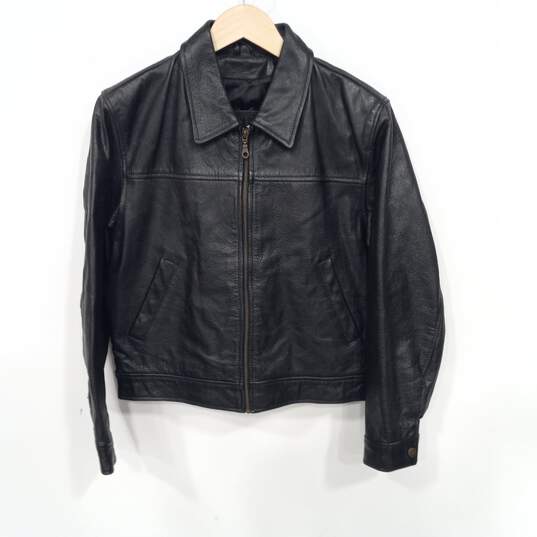 Wilsons Leather Men's Black Jacket Size Small image number 1
