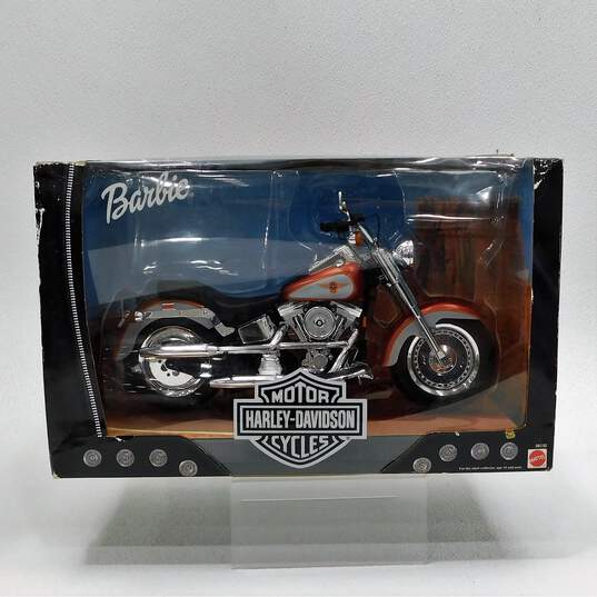 VTG 1999 Mattel Barbie Harley Davidson Fat Boy Motorcycle for Doll image number 1
