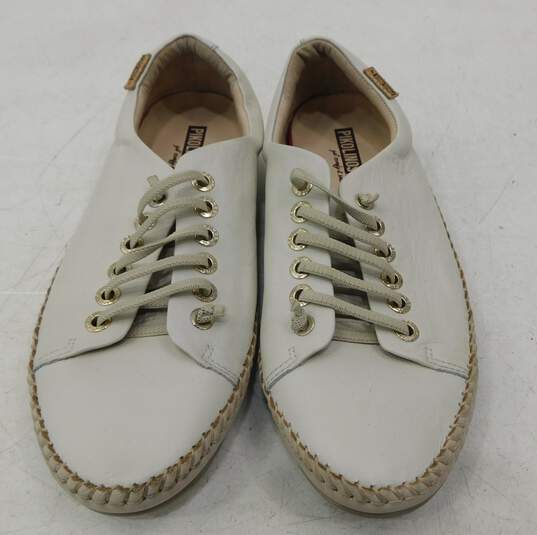 Pikolinos Leather Loafers White image number 3