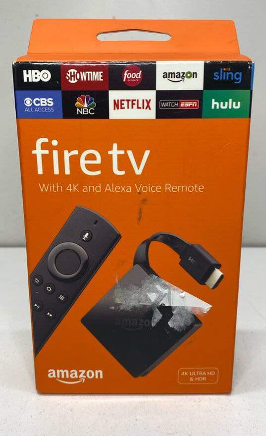 Amazon Fire TV 4K Ultra HD and Alexa Voice Remote (3rd Generation) NEW SEALED image number 1