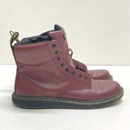 Dr. Martens Malky J Burgundy Combat Boots Women's Size 5