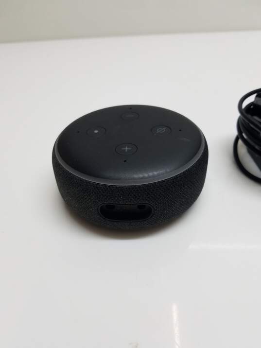 Amazon Echo Dot D9N29T Black 3rd Gen Wireless Bluetooth Smart Speaker Untested image number 1