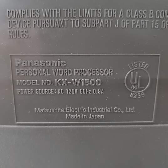 Panasonic Personal Word Processor KX-W1500 1989 - Parts/Repair Untested image number 10