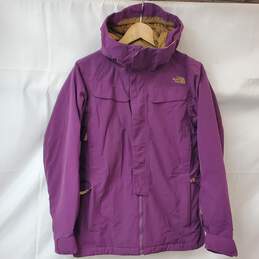 The North Face HyVent Purple Hooded Jacket Women's S/P