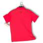 NWT Grand Slam Mens Polo Shirt Stretch Spread Collar Short Sleeve Red Gray Sz M image number 2