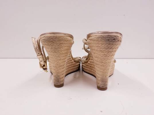 Michael Kors Kami T-Strap Espadrille Wedge Sandals Women's Size 8 image number 5