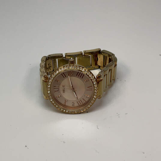 Designer Relic ZR34308 Gold-Tone Rhinestones Stainless Steel Wristwatch image number 3