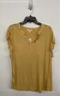 Maurices Yellow Blouse NWT - Size 0X image number 1