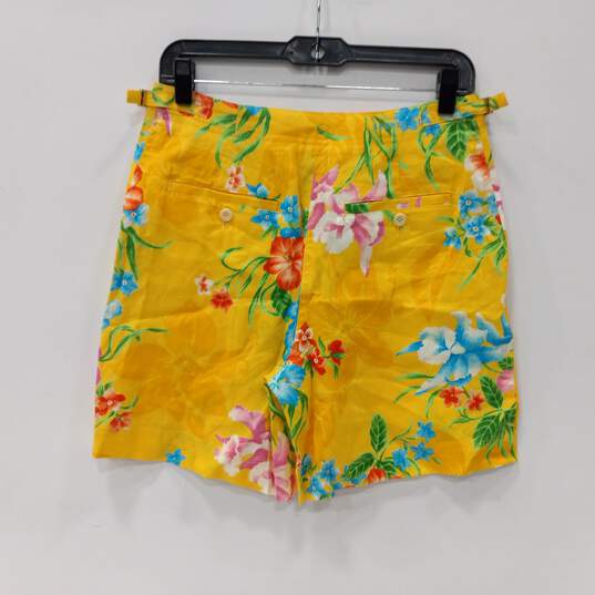 Women's Lauren Ralph Lauren Vintage Linene Floral Print Shorts Sz 6 NWT image number 2