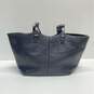 COACH F16174 Black Leather Tote Bag image number 2