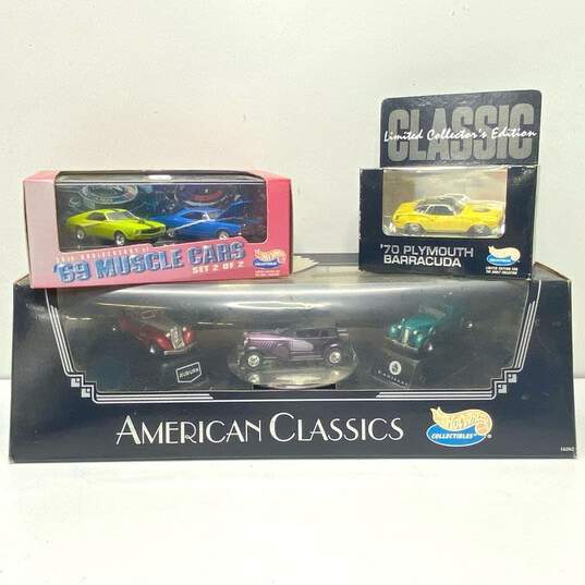 Hot Wheels Collectibles Bundle Lot of 3 NIP Classic Muscle image number 1