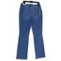 NWT Maurices Womens Light Blue Denim Medium Wash Bootcut Leg Jeans Size 14 image number 2
