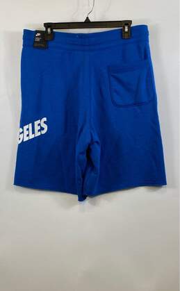 NWT Nike Mens Blue Los Angeles Drawstring Waist Athletic Shorts Size Large alternative image