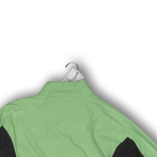 NWT Cannondale Mens Windbreaker Jacket Full-Zip Long Sleeve Neon Green Size S image number 4