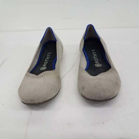 Rothy's Grey Slip-On Shoes Size 9 image number 3