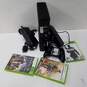 Microsoft Xbox 360 S Console Slim W/ Games image number 3
