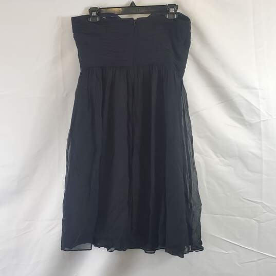 Donna Morgan Black Strapless Dress Sz 10 NWT image number 2