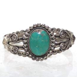 Bell Trading Post Sterling Silver Turquoise Cuff Bracelet