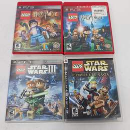 Bundle of 4 PlayStation 3 PS3 Lego Harry Potter & Lego Star Wars Games