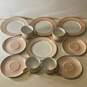 Ralph Lauren Hampton's Tea Set "Peach" 12 Piece China Tableware Set image number 1