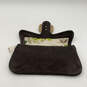 NWT Womens Brown Pebble Leather Inner Pocket Magnetic Flap Clutch Wallet image number 3