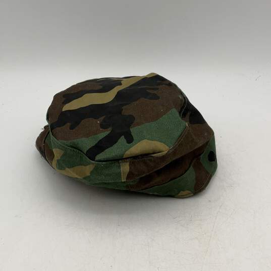 Woodland Mens Multicolor Camouflage US Army Kepi Cap Size 7.12 image number 3
