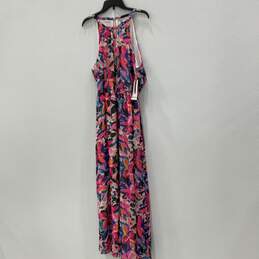 NWT Nine West Womens Multicolor Floral Sleeveless Long Maxi Dress Size L alternative image