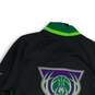 NWT Nike Mens Green Milwaukee Bucks NBA Basketball Bomber Jacket Size L image number 4