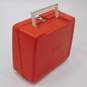 VTG 1983 Star Wars Return of the Jedi Red Plastic Lunch Box w/ Thermos Wicket image number 5