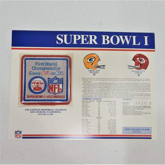 Willabee & Ward 1967 Super Bowl 1 Patch Green Bay Vs Kansas City image number 2