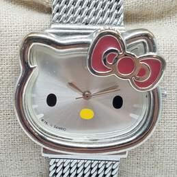 SANRIO HELLO KITTY Analog Silver Tone Watch alternative image