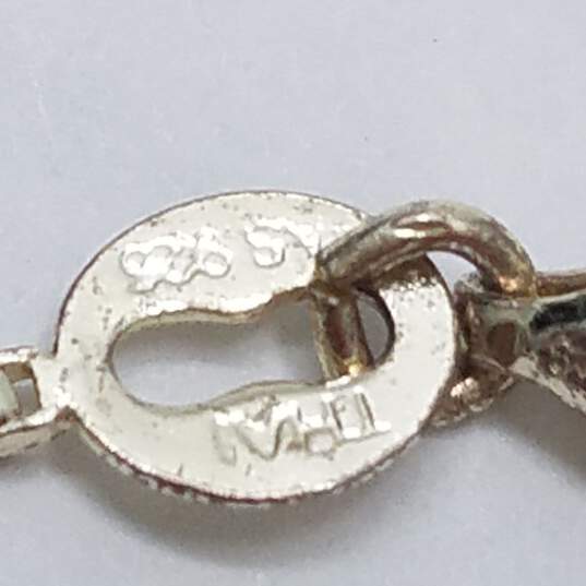 Sterling Silver CZ Necklace/Earring/Bracelet Bundle 3pcs. 13.2g image number 10