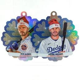 2023 Topps Holiday Oversized Ornaments Die-Cuts Freeman Alonso