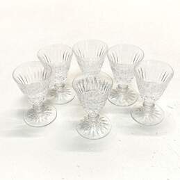 Waterford Crystal Stemware 4 inch Tall Set of 6 "Tramore" Wine Glasses