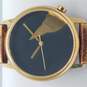 Guess By Georges Marciano Vintage 1994 Gold Tone With Embossed Band Watch image number 1