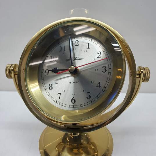 Seth Thomas Schooner Swivel Clock Model 1044 8in x 7in x 4 1/2in image number 2