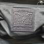 Coach East West Gallery Black Leather Tote Purse Bag image number 5