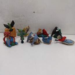 Bundle of 10 Assorted Resin Bird Figurines alternative image