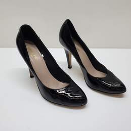 Cuoio Donna Piu' Black Leather Pumps Heels Women's Shoes Size 41