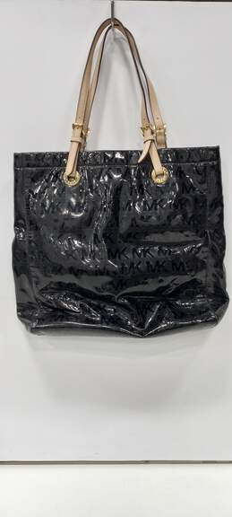 Michael Kors Women's Black Paten Leather Purse alternative image