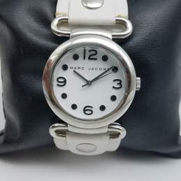 Marc Jacobs MBM 1000 36mm WR 30M White Dial Watch 62g