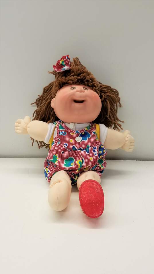 Vintage Cabbage Patch Doll 1995 Mattel Feed Me w/backpack image number 1