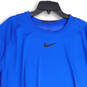 Mens Blue Pro Short Sleeve Crew Neck Dri-Fit Pullover T-Shirt Size XXL image number 3