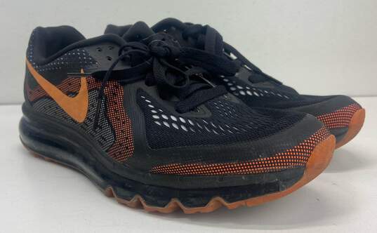 Nike Air Max 2014 Black, Orange Volt Sneakers 621077-081 Size 9 image number 4