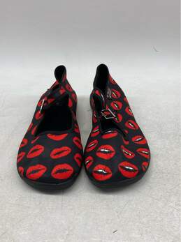 Women's Hot Chocolate Design Size N/a Black & Red Slip On Shoes