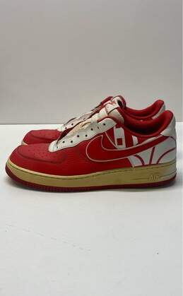 Nike Air Force 1 Low Logo Pack University Red, White Sneakers 823511-608 Size 12 alternative image