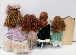 Bundle Of 5 Assorted Porcelain Doll Set alternative image